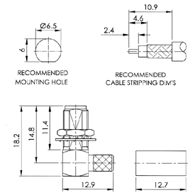 SMARlN^,SMA-LJ-58A/U drawing