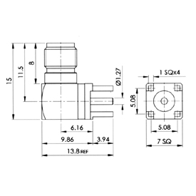 SMARlN^,SMA-LR-PCB drawing