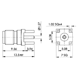 SMARlN^,SMA-R-PCB drawing