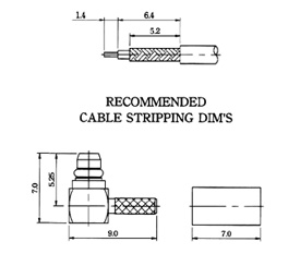 MMCX-LP-174/U-T2 drawing