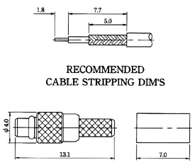MMCX-P-174/U-T2 drawing