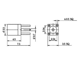 MMCX-R-PCB drawing