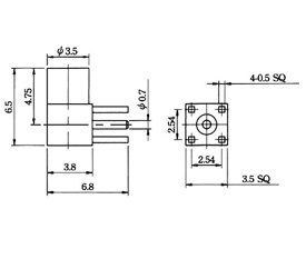 MMCX-LR-PCB drawing