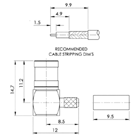 SMBRlN^,SMB-LP-174/U-T2 drawing